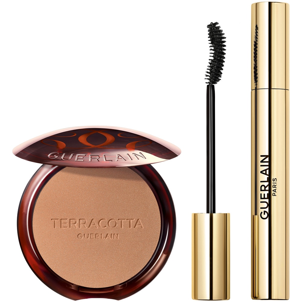 MAKEUP SET TERRACOTA BRONZER POWDER+ MASCARA NOIR (SET DE MAQUILLAJE)